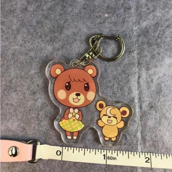 Cute Maple and Teddiursa Keychain Animal Crossing and Pokemon ✨ - Picture 6 of 7
